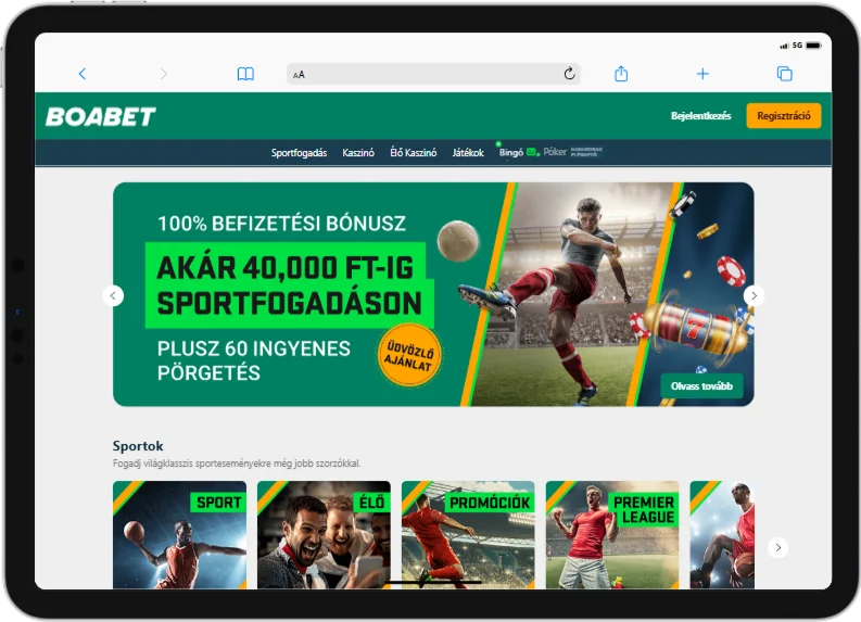 BoaBet App fogadáshoz