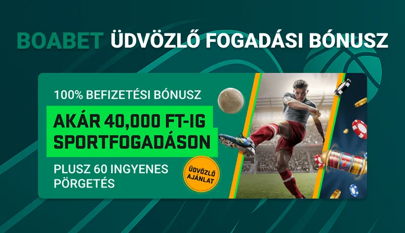 BoaBet Üdvözlő Promóció